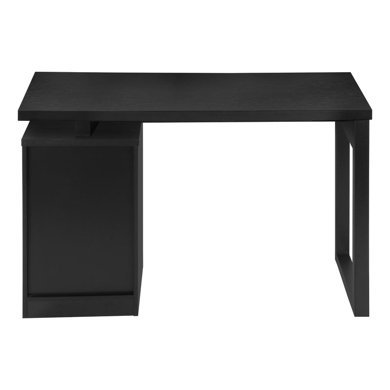 Monarch I 7691 Left/Right Computer Desk - Black IMAGE 4