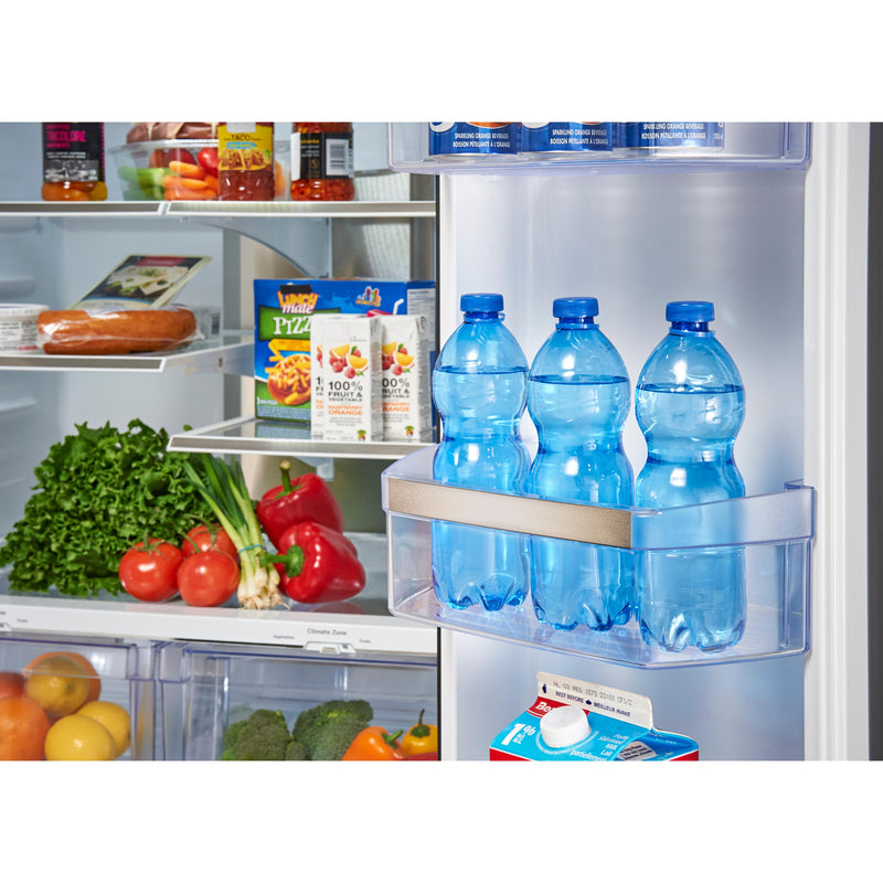 GE Profile 33-inch, 17.5 cu. ft. French 3-Door Refrigerator with Water and Ice Dispenser PYE18HYRKFS IMAGE 9