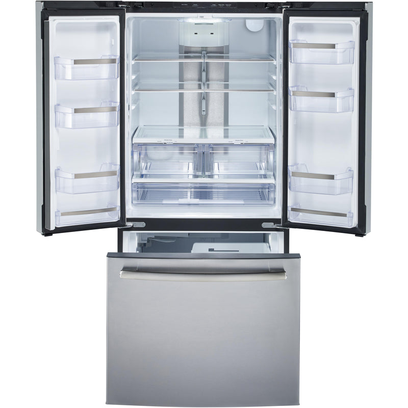 GE Profile 33-inch, 24.8 cu. ft. French 3-Door Refrigerator with APF Technology PNE25NYRKFS - 179878 IMAGE 2