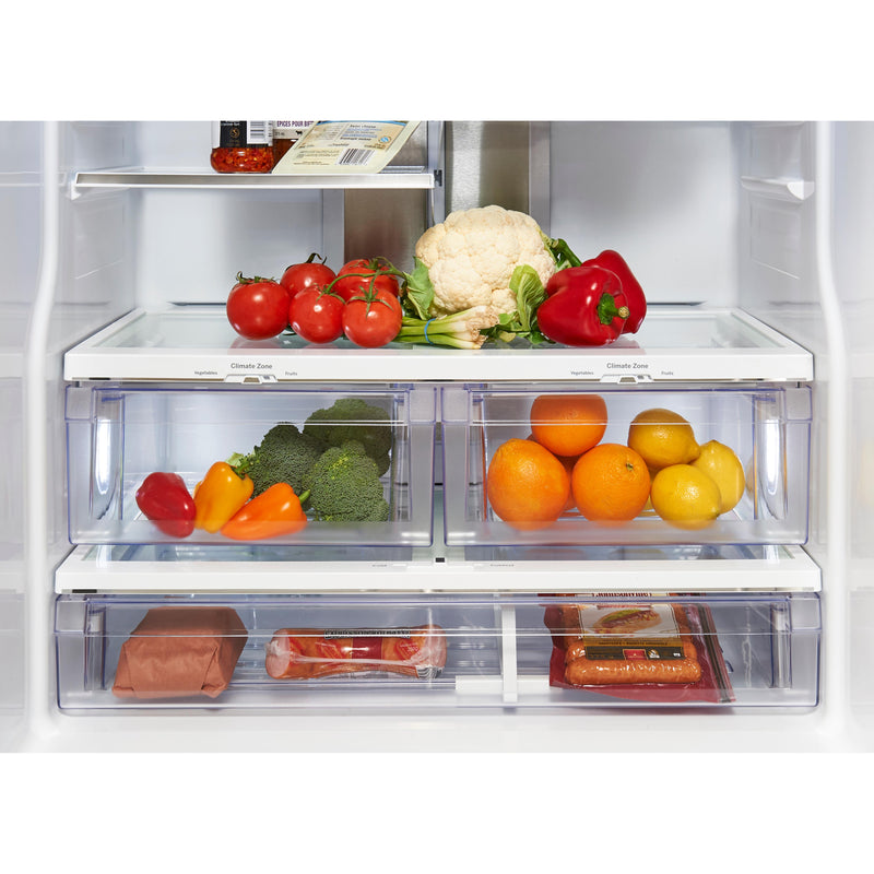 GE Profile 33-inch, 24.8 cu. ft. French 3-Door Refrigerator with APF Technology PNE25NYRKFS - 179878 IMAGE 4