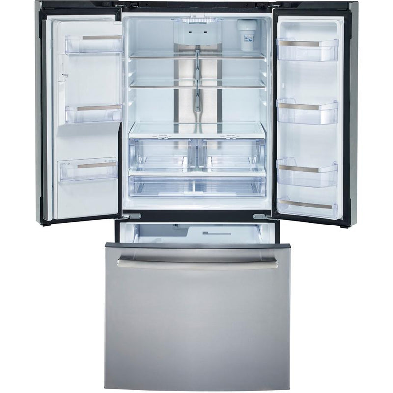 GE Profile 33-inch, 23.6 cu. ft. French 3-Door Refrigerator with Water and Ice Dispensing System PFE24HYRKFS - 180550 IMAGE 2