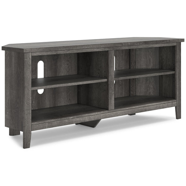 Signature Design by Ashley Arlenbry W275-56 Medium Corner TV Stand IMAGE 1