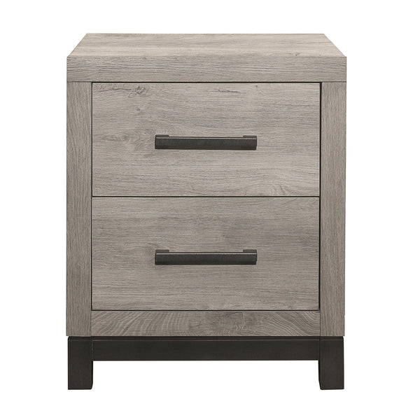 Mazin Furniture Zephyr 2-Drawer Nightstand 184170 IMAGE 1