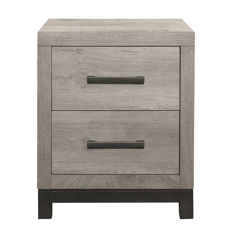 Mazin Furniture Zephyr 2-Drawer Nightstand 184170 IMAGE 1