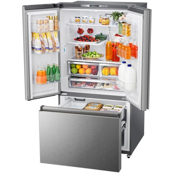 Hisense 36-inch, 26.6 cu. ft. Full-Depth French 3-Door Refrigerator RF266C3FSE IMAGE 3