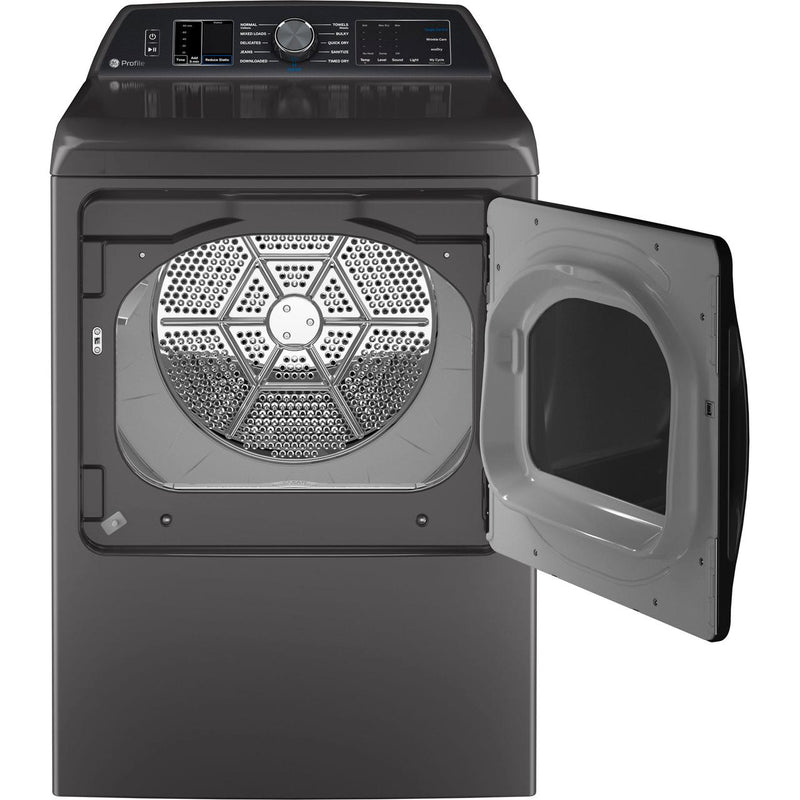 GE Profile 7.4 cu. ft. Electric Dryer with Wi-Fi PTD70EBMTDG - 182979 IMAGE 2