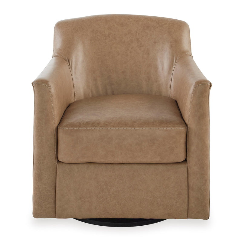 Signature Design by Ashley Bradney Swivel Leather Match Accent Chair A3000323 IMAGE 2