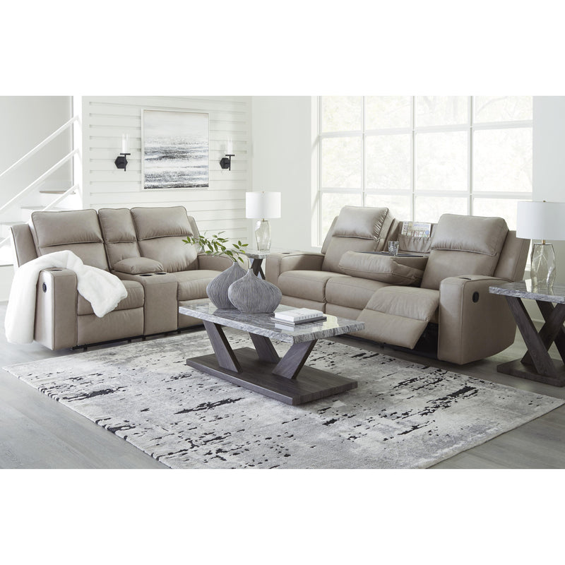 Signature Design by Ashley Lavenhorne Reclining Leather Look Loveseat 6330794C IMAGE 14