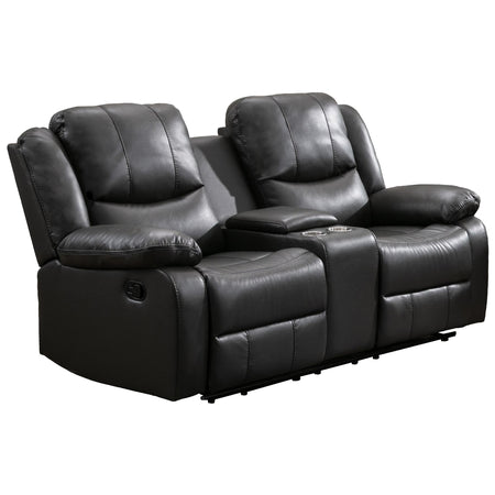 Mazin Furniture McLeod Reclining Bonded Leather Loveseat 179366 IMAGE 1