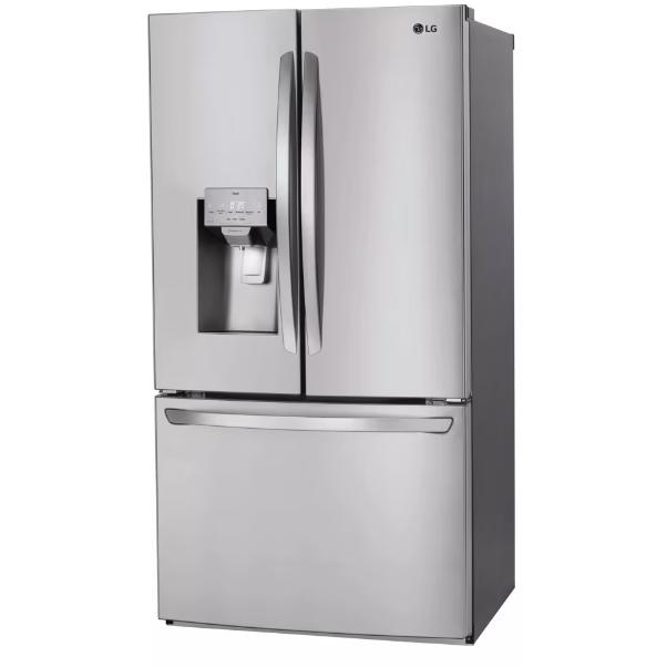 LG 36-inch, 27.7 cu. ft. Freestanding French 3-Door Refrigerator with Wi-Fi LHFS28XBS IMAGE 3