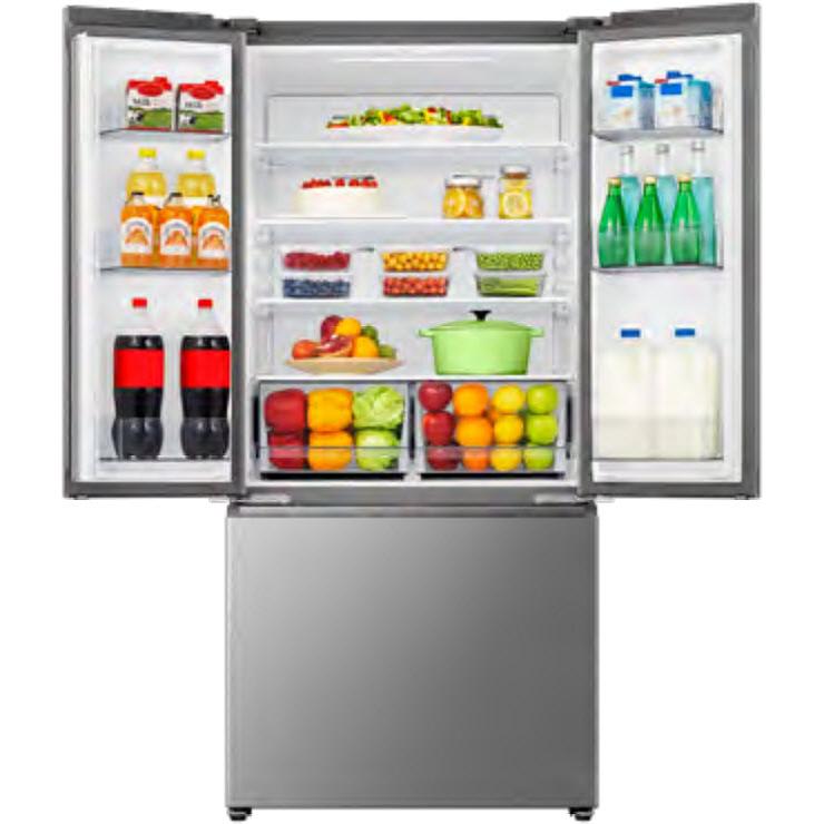 Hisense 31.3-inch, 22.1 cu. ft. French 3-Door Refrigerator with LED Lighting RF22B3FSE - 184347 IMAGE 2