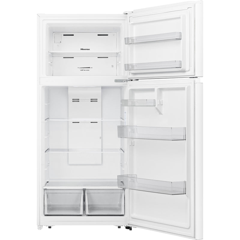 Hisense 18 cu. ft. Freestanding Top Freezer Refrigerator RT18A2FWD - 180689 IMAGE 2