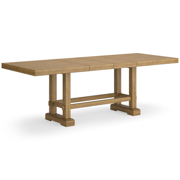 Signature Design by Ashley Havonplane Counter Height Dining Table with Trestle Base D773-32 IMAGE 1