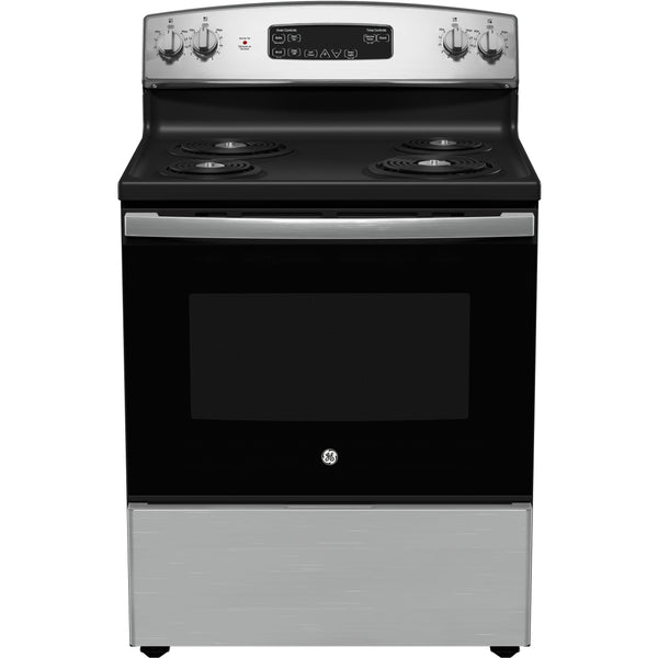 GE 30-inch Freestanding Electric Range JCBS350SVSS IMAGE 1