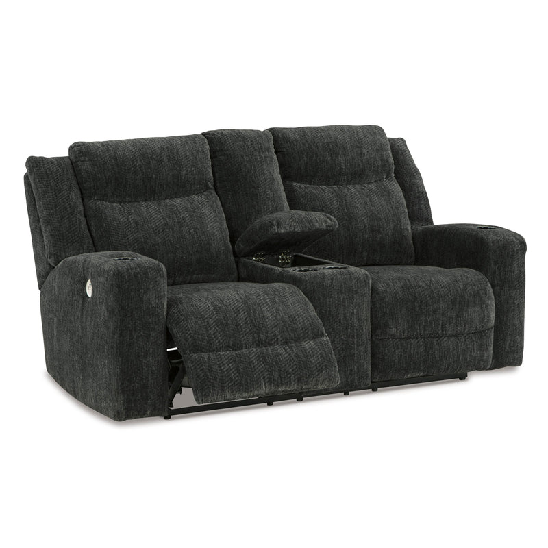 Signature Design by Ashley Martinglenn Power Reclining Fabric Loveseat 4650496C IMAGE 2