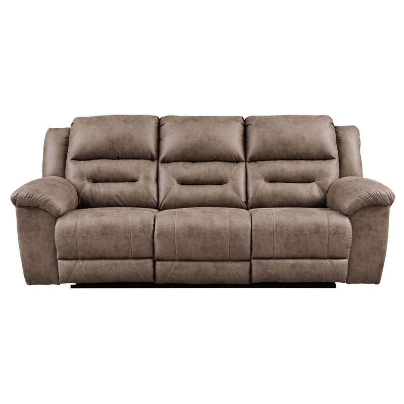 Signature Design by Ashley Stoneland Power Reclining Leather Look Sofa 3990587C IMAGE 1