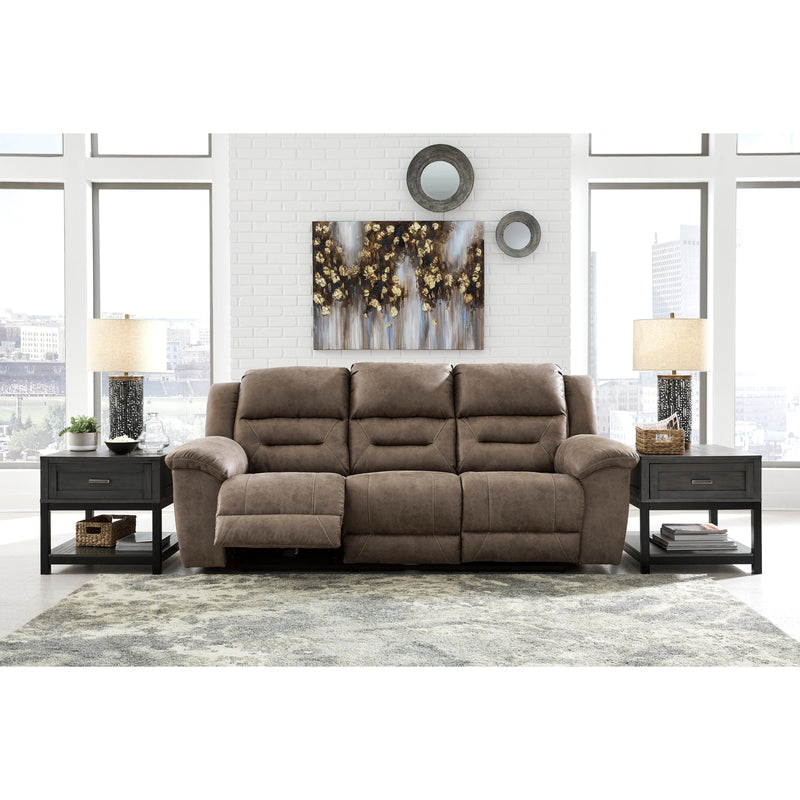 Signature Design by Ashley Stoneland Power Reclining Leather Look Sofa 3990587C IMAGE 4