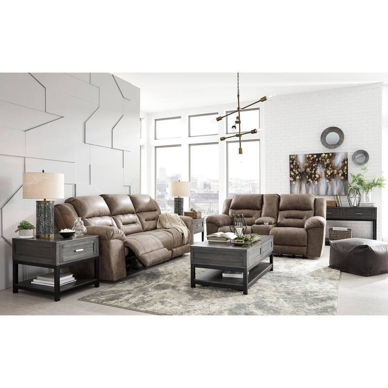 Signature Design by Ashley Stoneland Power Reclining Leather Look Loveseat 3990596C IMAGE 9