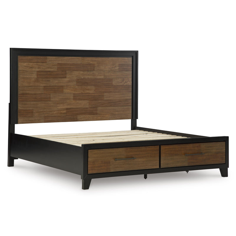 Signature Design by Ashley Kraeburn King Panel Bed with Storage B496-58/B496-56S/B496-197 IMAGE 5