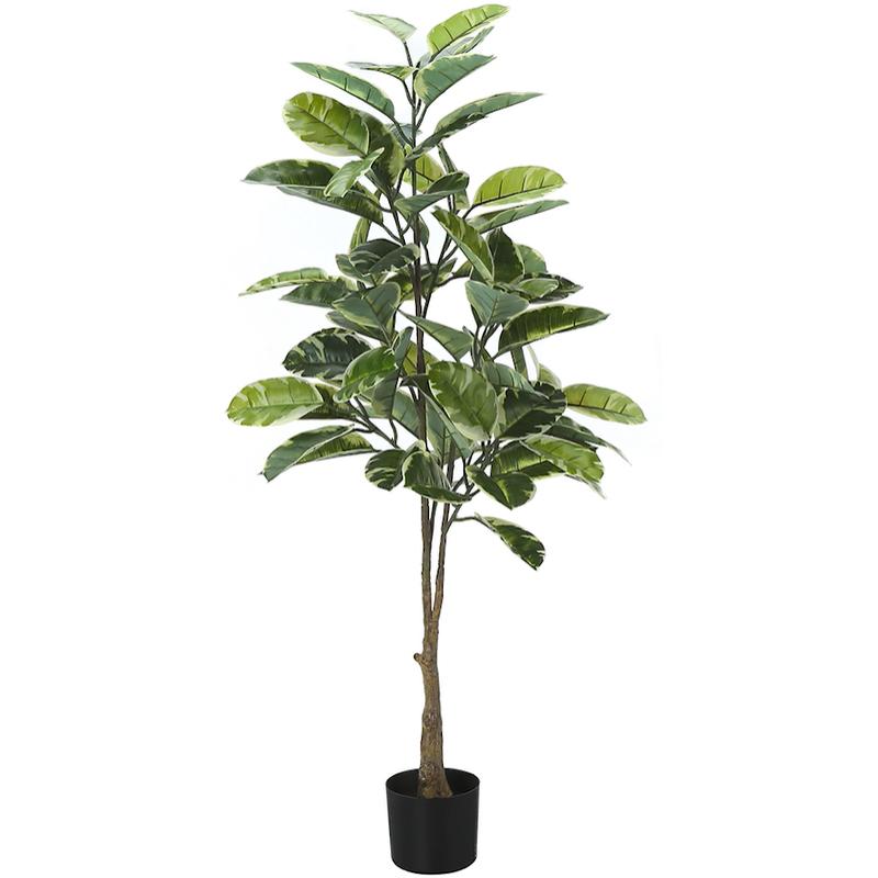 Monarch I 9513 Artificial Plant Indoor Rubber Tree IMAGE 1