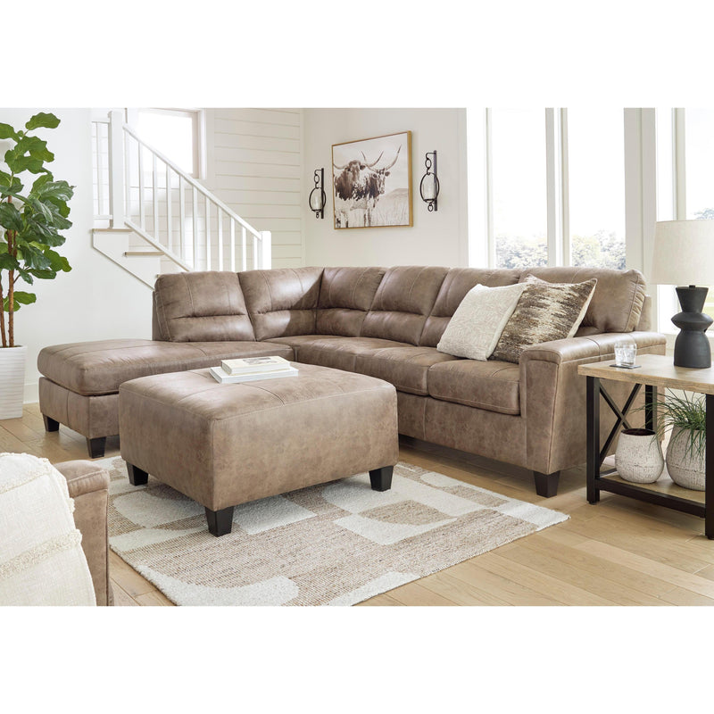 Signature Design by Ashley Navi Leather Look 2 pc Sectional ASY1083 IMAGE 4