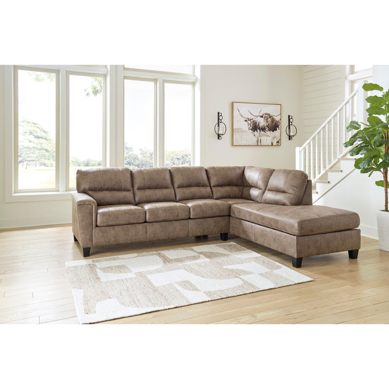 Signature Design by Ashley Navi Leather Look 2 pc Sectional ASY1084 IMAGE 3