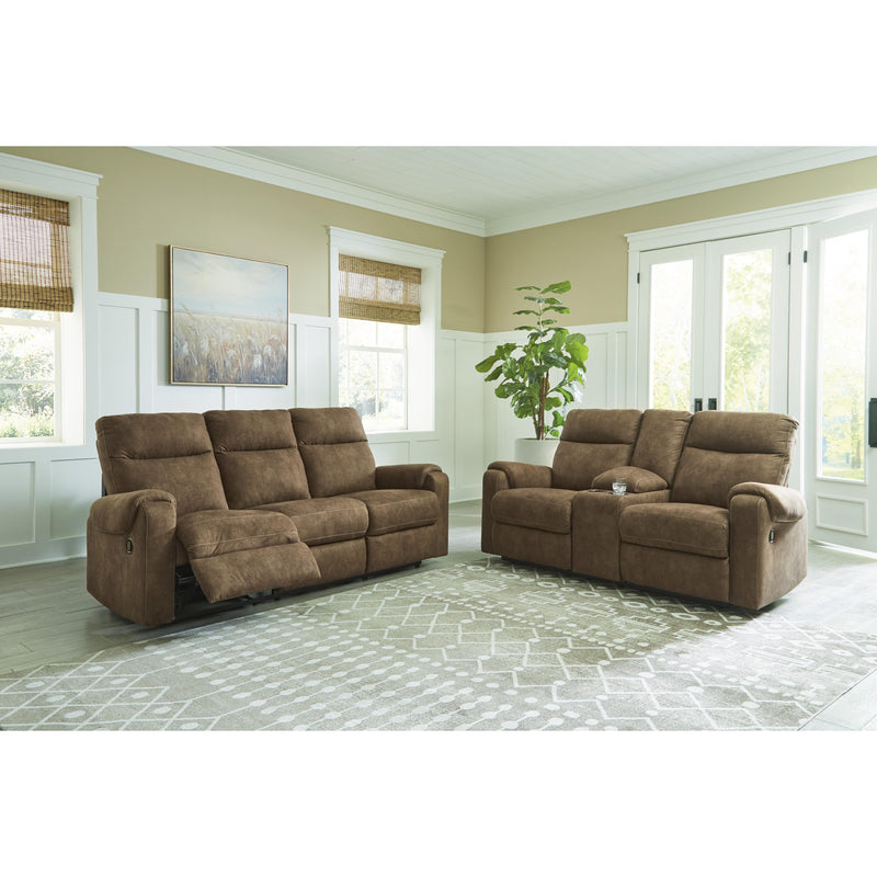 Signature Design by Ashley Edenwold Reclining Leather Look Loveseat with Console 1380594C IMAGE 9