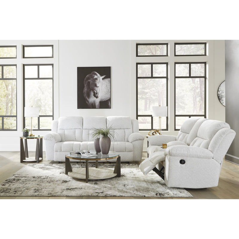 Signature Design by Ashley Frohn Reclining Fabric Loveseat with Console 3740594C IMAGE 11