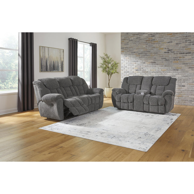 Signature Design by Ashley Foreside Reclining Fabric Loveseat with Console 3810494C IMAGE 8