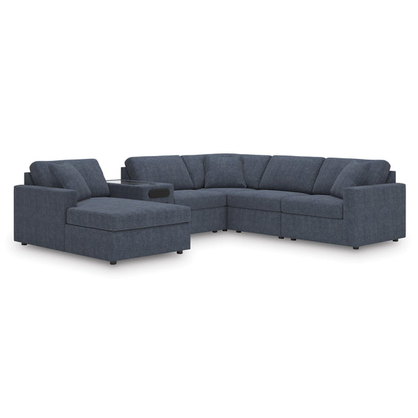 Signature Design by Ashley Modmax 92121S50 6 pc Sectional with Audio System and Chaise IMAGE 1