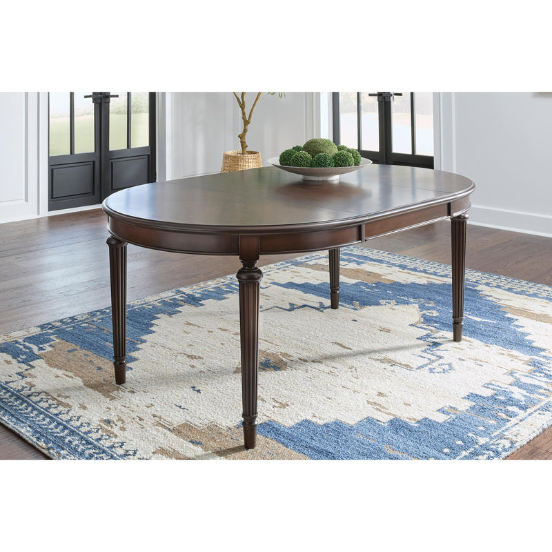 Signature Design by Ashley Lavinton D764-35 Oval Dining Room Extension Table IMAGE 10