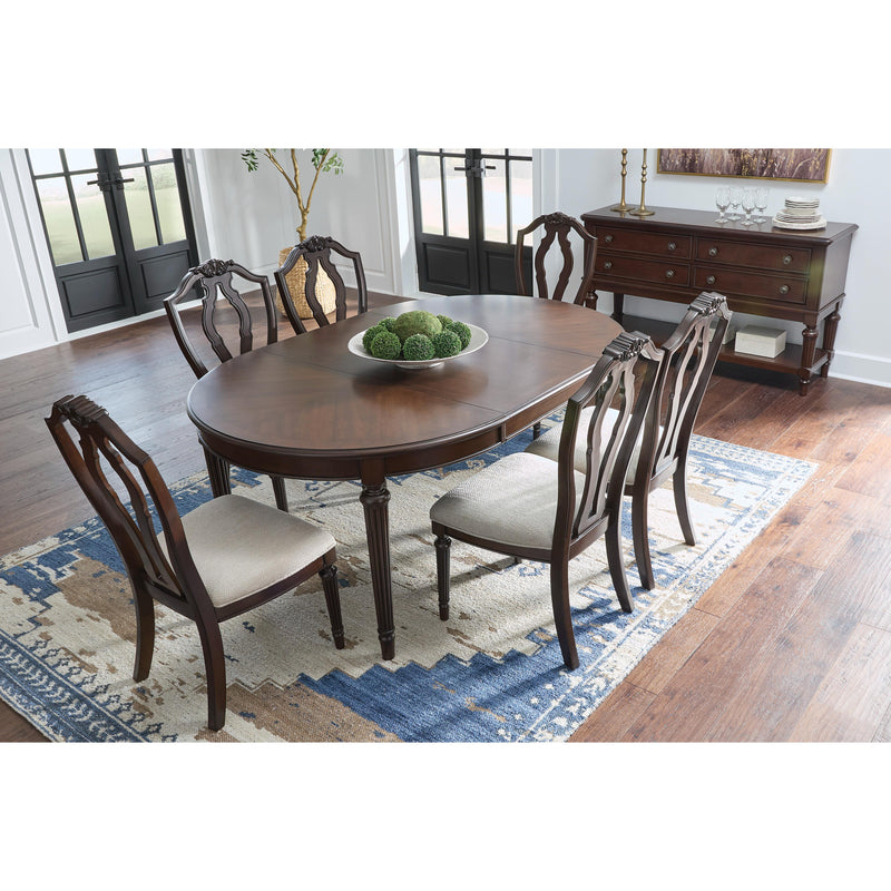 Signature Design by Ashley Lavinton D764-35 Oval Dining Room Extension Table IMAGE 11