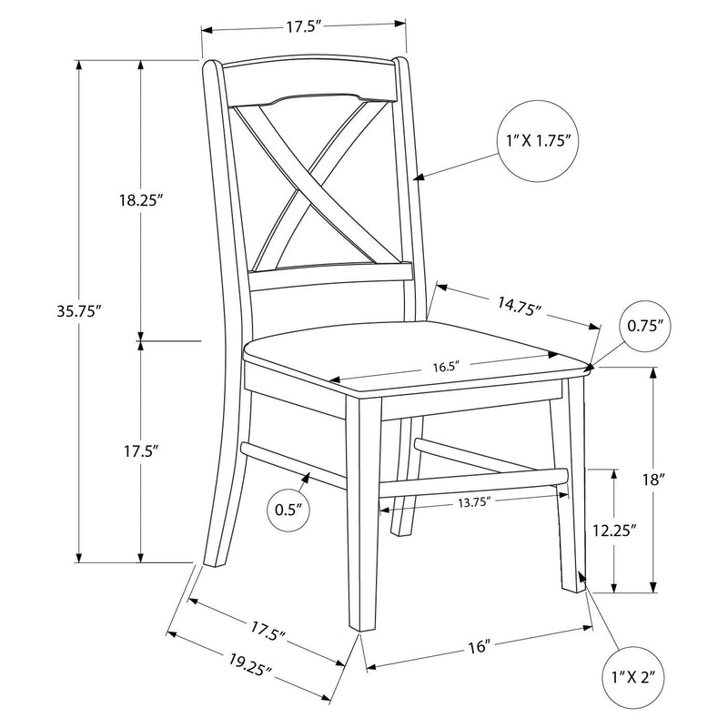 Monarch Dining Chair I 1320 IMAGE 4