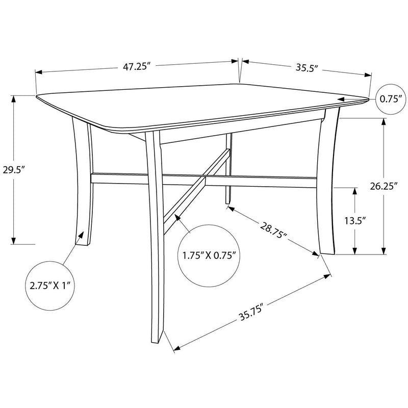 Monarch Dining Table I 1328 IMAGE 4