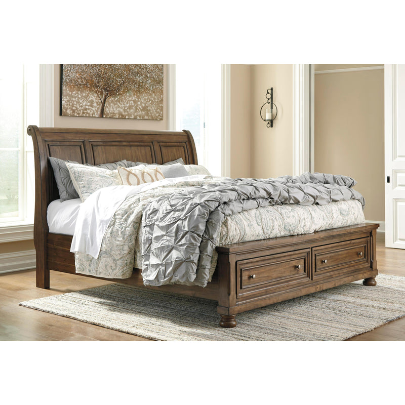 Signature Design by Ashley Flynnter B719 6 pc Queen Sleigh Storage Bedroom Set IMAGE 3