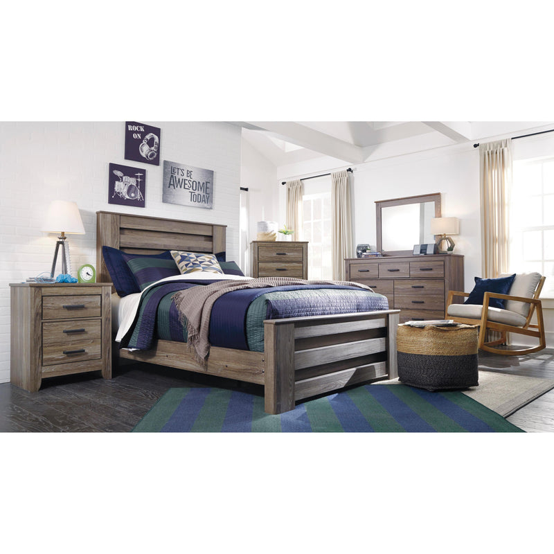 Signature Design by Ashley Zelen B248B9 6 pc Full Panel Bedroom Set IMAGE 1