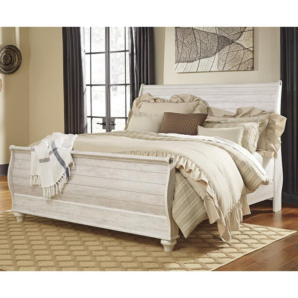 Signature Design by Ashley Willowton King Sleigh Bed 173144/5/6 IMAGE 1