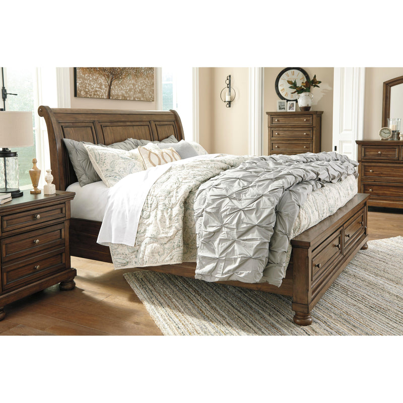 Signature Design by Ashley Flynnter Queen Sleigh Bed with Storage ASY1738 IMAGE 3