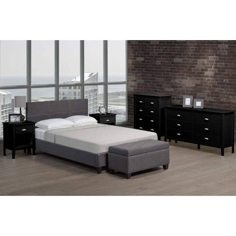 Titus Furniture T2358 Queen Upholstered Platform Bed 170768 IMAGE 2