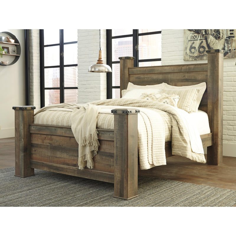 Signature Design by Ashley Trinell Queen Poster Bed ASY3417 IMAGE 2