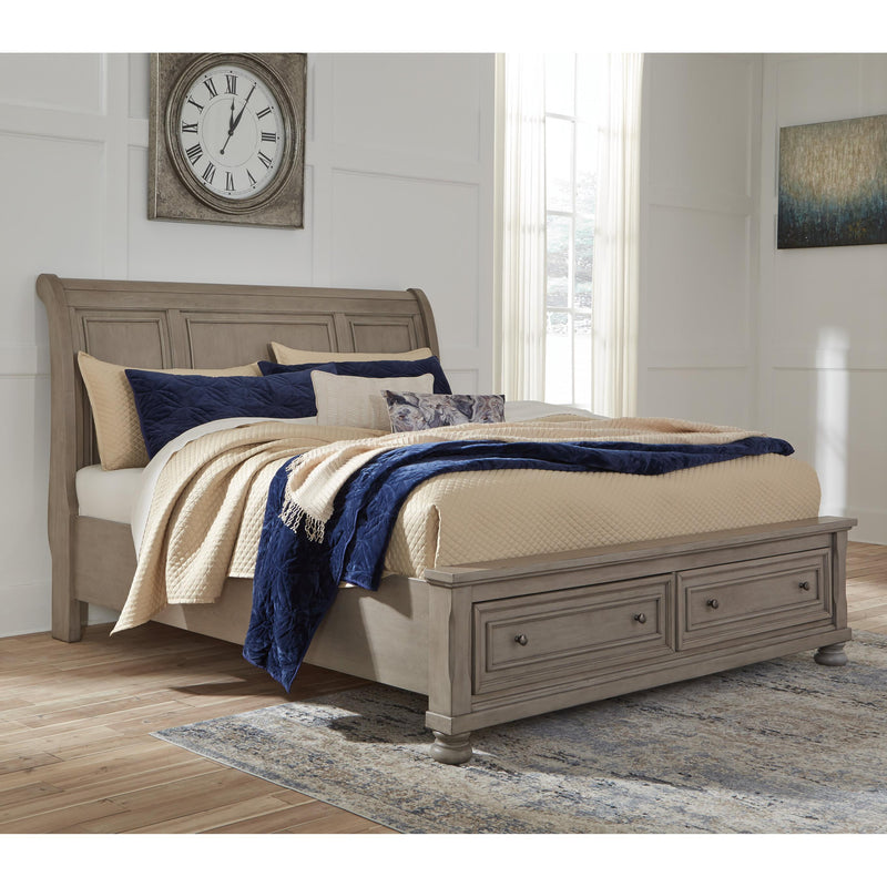 Signature Design by Ashley Lettner Queen Sleigh Bed with Storage ASY2313 IMAGE 2