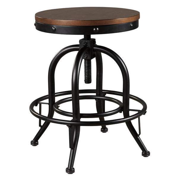 Signature Design by Ashley Valebeck Adjustable Height Stool ASY3699 IMAGE 1