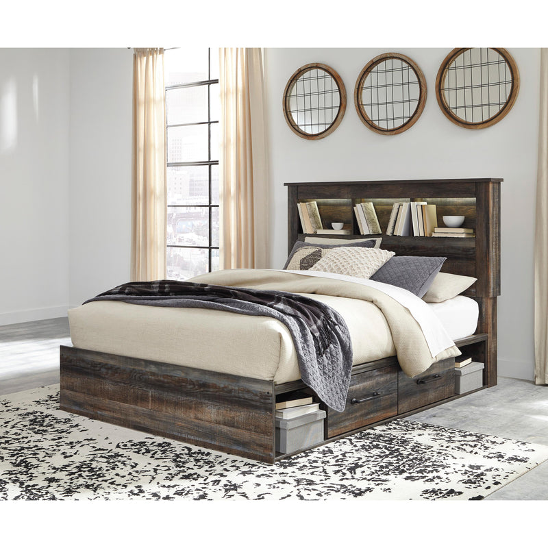 Signature Design by Ashley Drystan Queen Bookcase Bed with Storage ASY1482 IMAGE 2