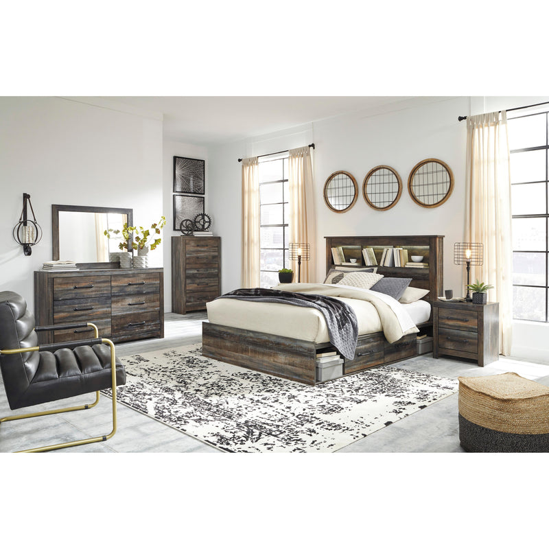 Signature Design by Ashley Drystan Queen Bookcase Bed with Storage ASY1482 IMAGE 6