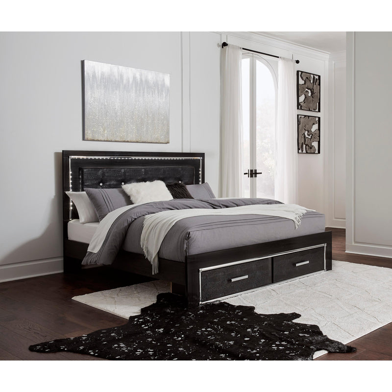 Signature Design by Ashley Kaydell King Upholstered Panel Bed with Storage ASY2362 IMAGE 5