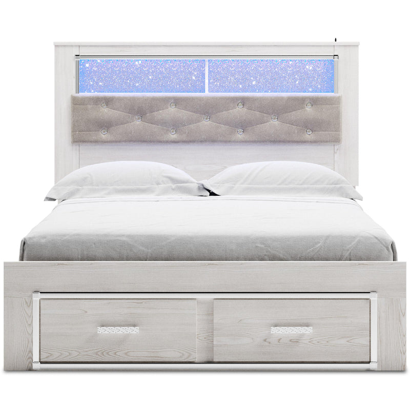 Signature Design by Ashley Altyra Queen Upholstered Bookcase Bed with Storage ASY2290 IMAGE 2