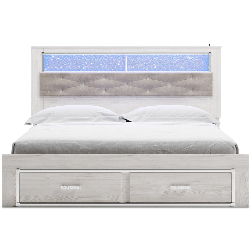 Signature Design by Ashley Altyra King Upholstered Bookcase Bed with Storage ASY2272 IMAGE 2