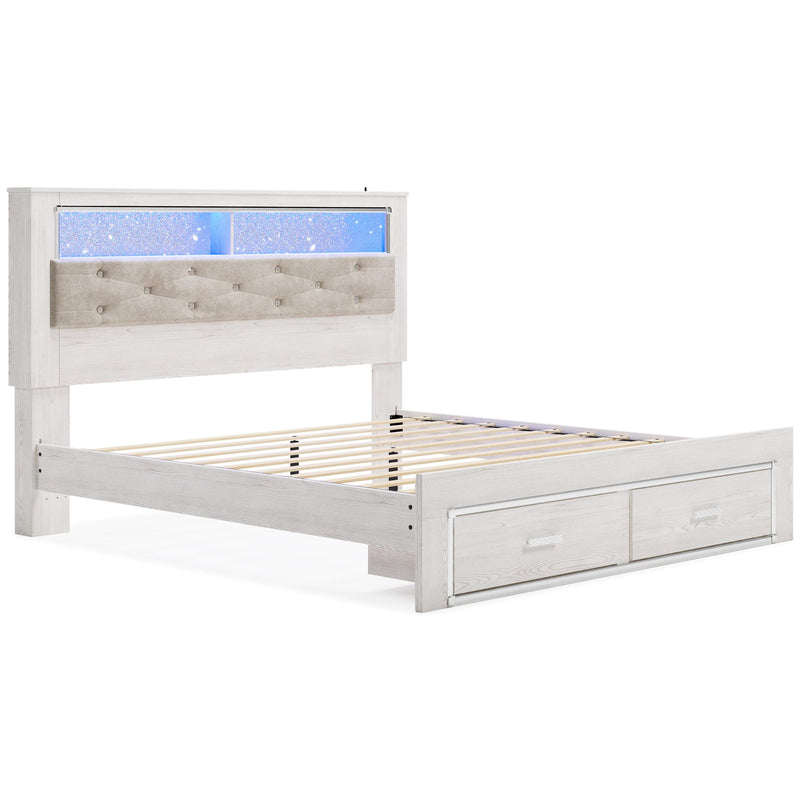 Signature Design by Ashley Altyra King Upholstered Bookcase Bed with Storage ASY2272 IMAGE 5