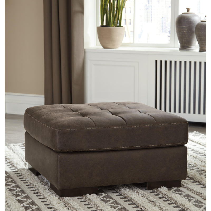 Signature Design by Ashley Maderla Leather Look Ottoman ASY4030 IMAGE 4