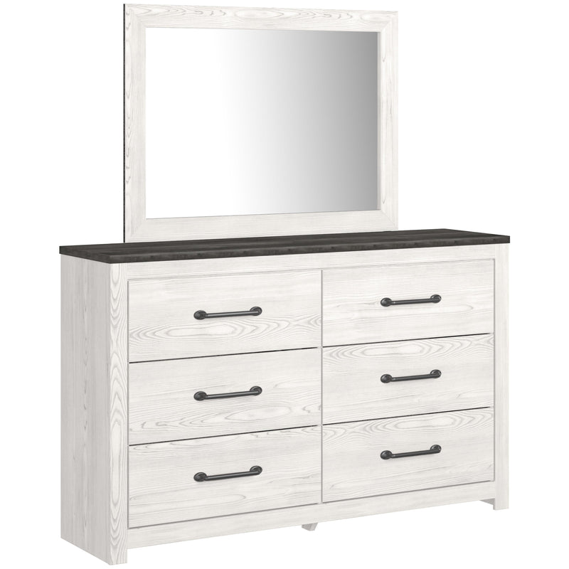 Signature Design by Ashley Gerridan 6-Drawer Dresser with Mirror 175305/176356 IMAGE 1